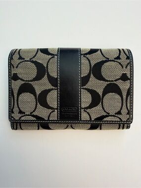 Coach Y2K Signature Canvas Trifold Wallet